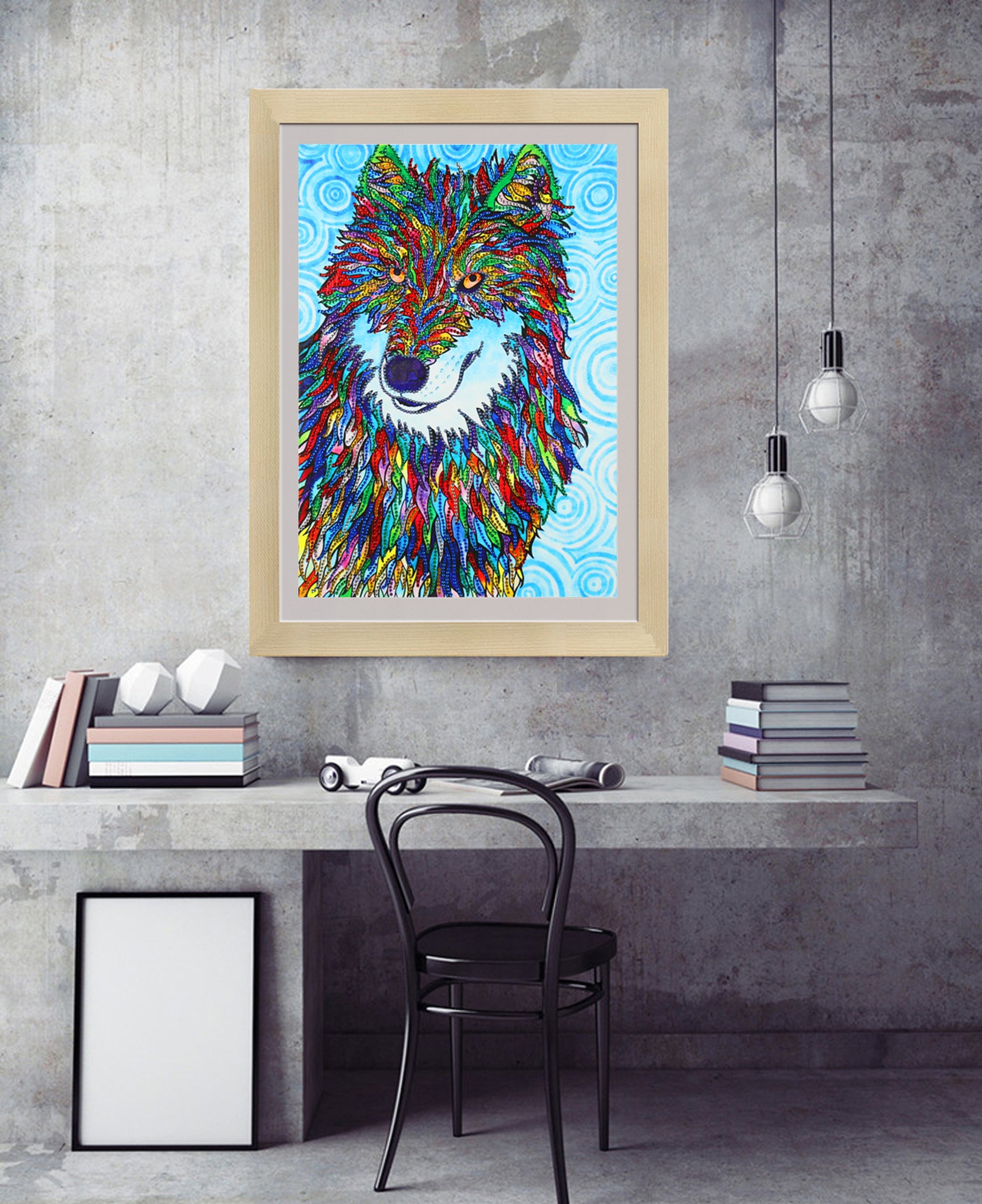 Multicolor Wolf