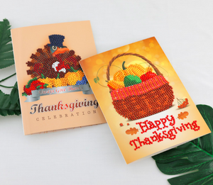 Diamond Painting Thanksgiving Cards-DIY Diamond Painting