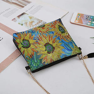 Sunflower Blossom DIY Diamond Painting Handbag