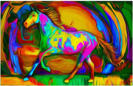 Colorful Horse-DIY Diamond Painting