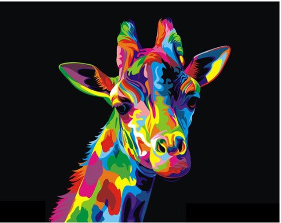 Colorful Giraffe-DIY Diamond Painting