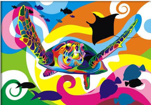 Colorful Flying Turtle-DIY Diamond Painting
