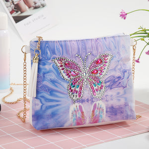 Unicorn Dream Butterfly DIY Diamond Painting Handbag