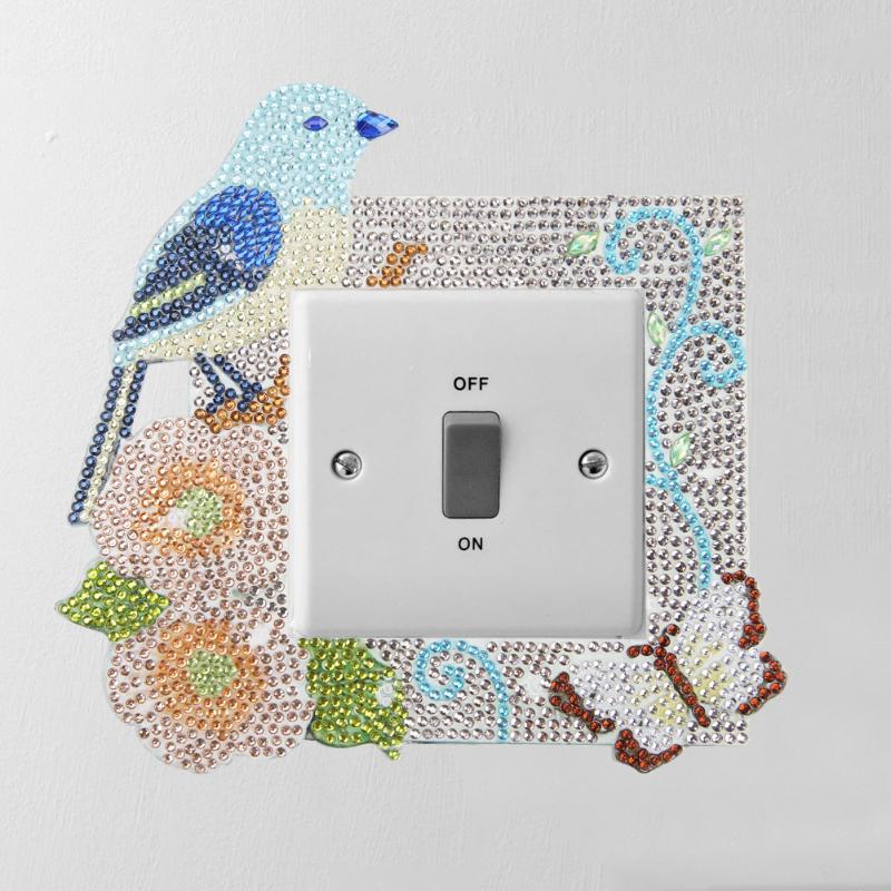 Blue Bird Light Switch Sticker