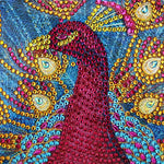 Peacock DIY Diamond Painting Handbag