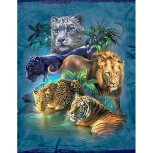 Cats of the Jungle-DIY Diamond Painting